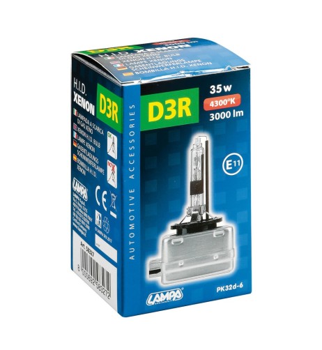 Lampada di ricambio HID Xenon D3R 4300K Omologata