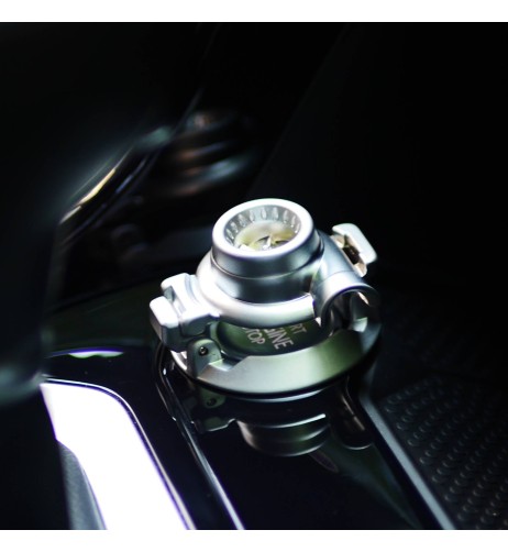 Protezione pulsante starter in alluminio Turbina