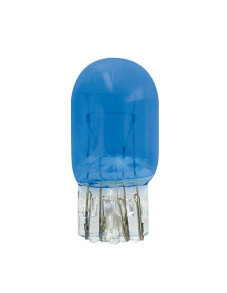 Coppia lampadine alogene Blu Xe T20 W3x16q W21 5W 12V