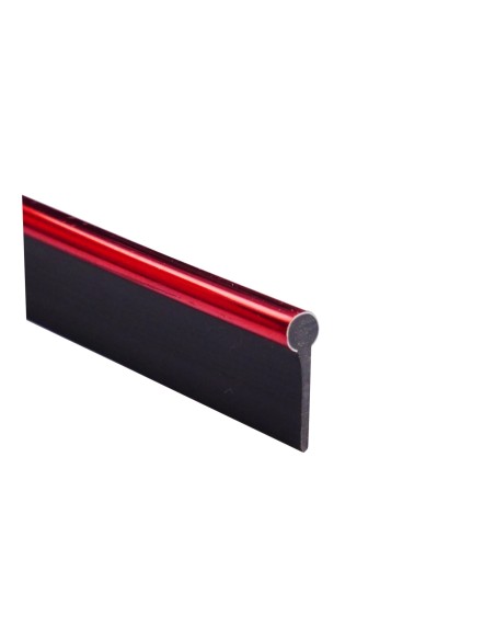 Profilo cromato rosso 3mt per interni auto senza adesivo o colla