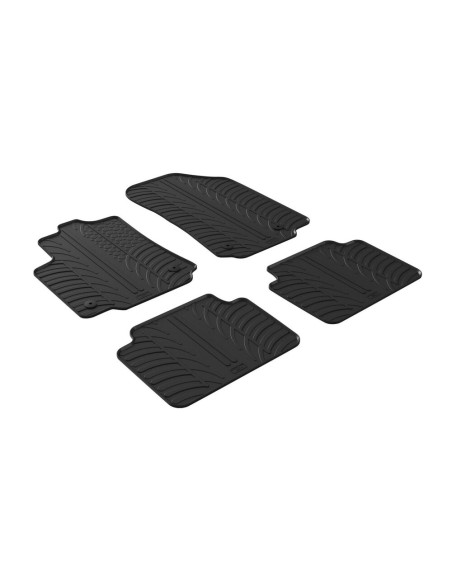 Set tappetini su misura gomma per CITROEN C3 Aircross 2017 2024