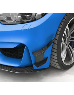 Kit 2 alette canards aerodinamiche per paraurti ABS Carbon Look 2