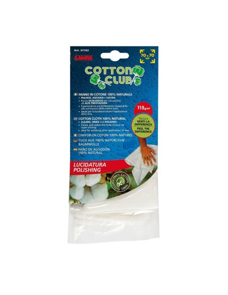 Panno in cotone 100 naturale per lucidatura