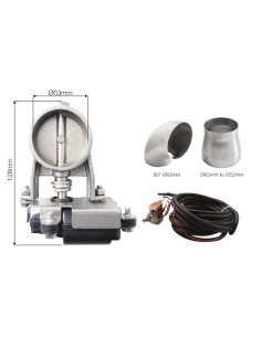 Exhaust valve Simoni Racing kit valvola di scarico con interruttore 63mm