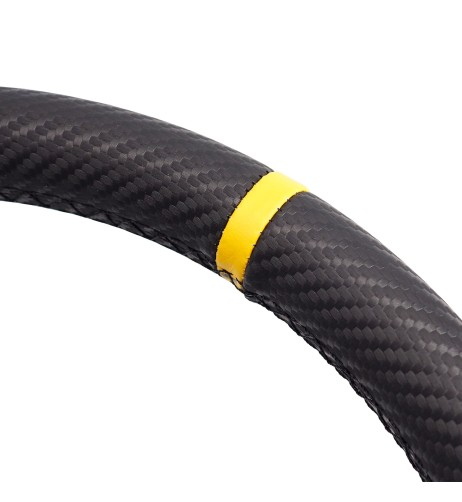 Volante sportivo a calice carbon look 350mm Simoni Racing Stage