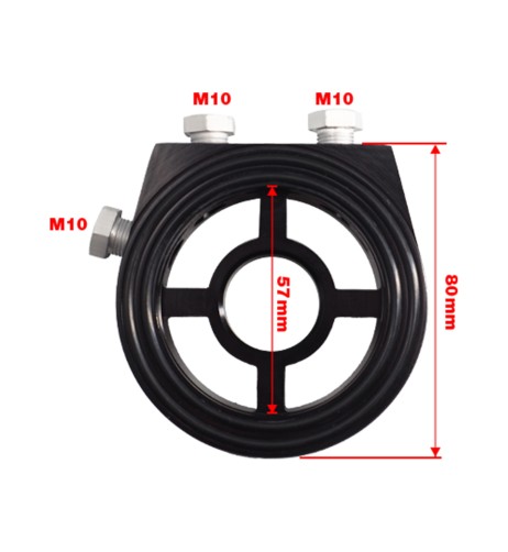 Kit adattatore filtro olio per sensori pressione temperatura