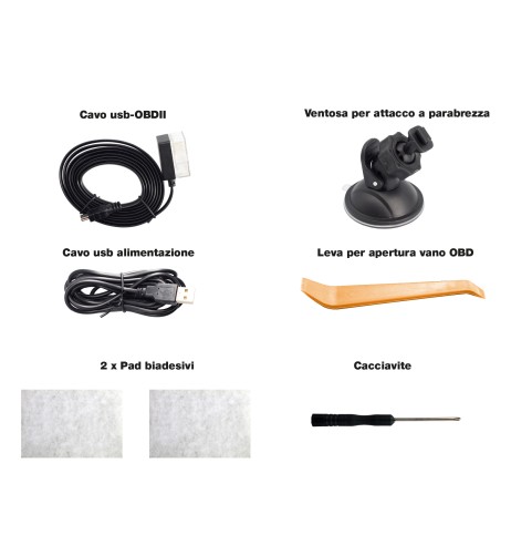 Strumento digitale con presa OBDII 7 interfacce grafiche