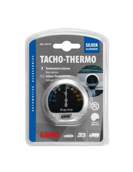 Termometro auto camion camper con quadrante tipo contagiri