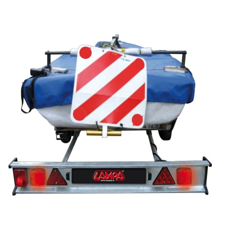 Faro ausiliario posteriore carrello roulotte 3 funzioni