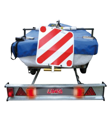 Faro ausiliario posteriore carrello roulotte 4 funz