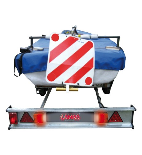 Faro ausiliario posteriore carrello roulotte 4 funz 