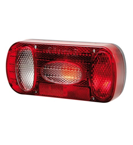 Faro ausiliario posteriore carrello roulotte 6 funz DX