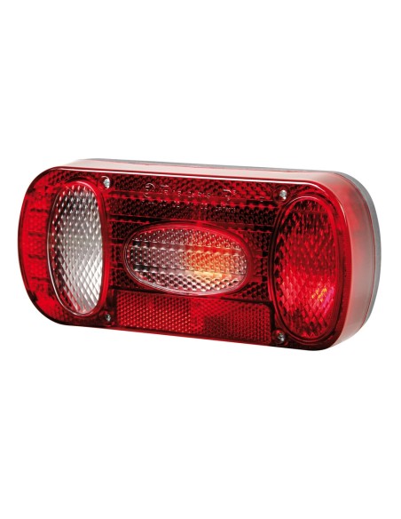 Faro ausiliario posteriore carrello roulotte 6 funz DX