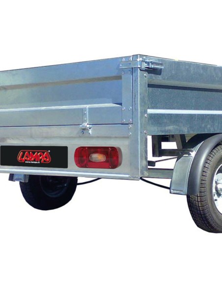 Faro ausiliario posteriore carrello roulotte 6 funz DX