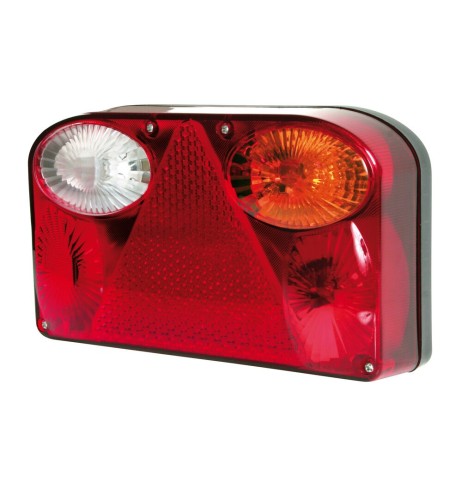 Faro ausiliario posteriore carrello roulotte 8 funz DX