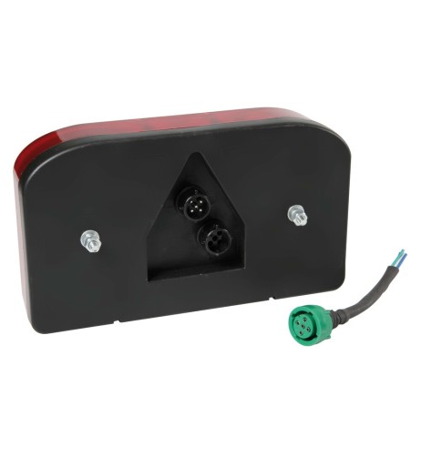 Faro ausiliario posteriore carrello roulotte 8 funz SX