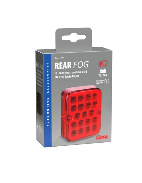Faro supplementare retronebbia a 19 led 12 24V omologato