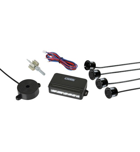 Kit 4 sensori parcheggio anteriori 12V con Buzzer