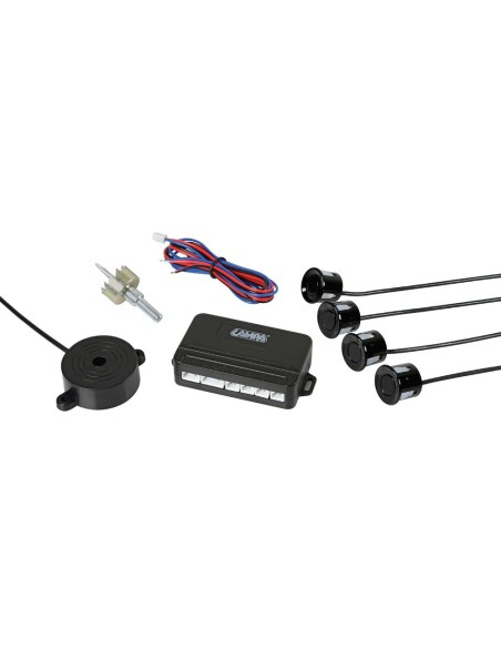 Kit 4 sensori parcheggio anteriori 12V con Buzzer