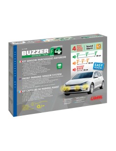 Kit 4 sensori parcheggio anteriori 12V con Buzzer 2