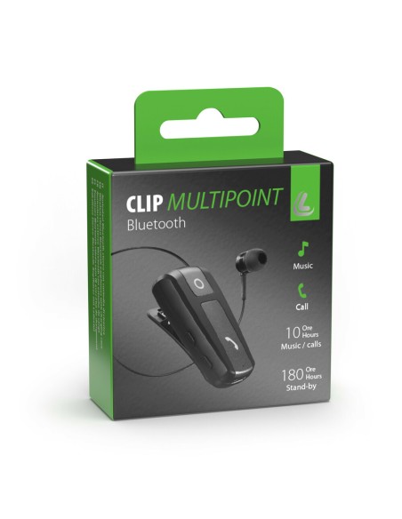 Auricolare Bluetooth retrattile multipoint per max 2 dispositivi
