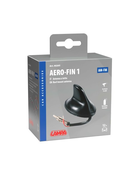 Antenna universale tetto auto a Pinna 4 5cm verniciabile