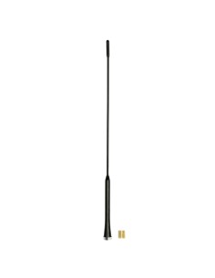 Antenna da tetto auto universale Chrome Ring 41cm attacco 5 6mm