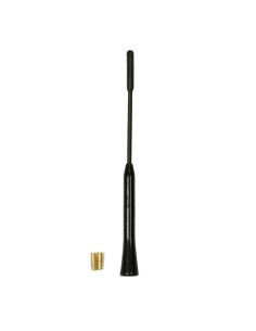 Antenna da tetto auto universale finitura opaca 20cm attacco 5 6mm