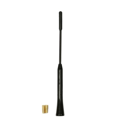 Antenna da tetto auto universale finitura opaca 20cm attacco 5 6mm