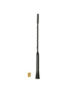 Antenna da tetto auto universale finitura opaca 24cm attacco 5 6mm