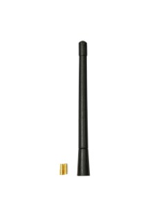 Antenna da tetto auto universale in gomma flessibile 17cm attacco 5 6mm