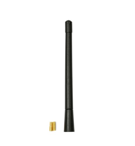 Antenna da tetto auto universale in gomma flessibile 17cm attacco 5 6mm