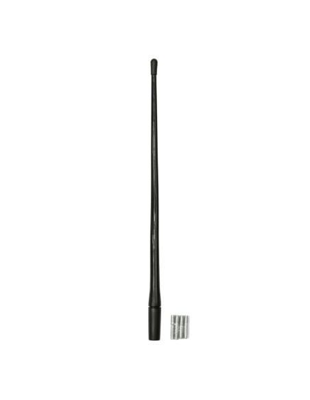 Antenna da tetto auto universale in gomma flessibile 33cm attacco 5 6mm