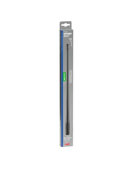 Antenna da tetto auto universale in gomma flessibile 33cm attacco 5 6mm