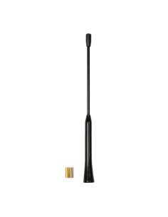 Antenna da tetto auto universale lucida e liscia 22cm attacco 5 6mm