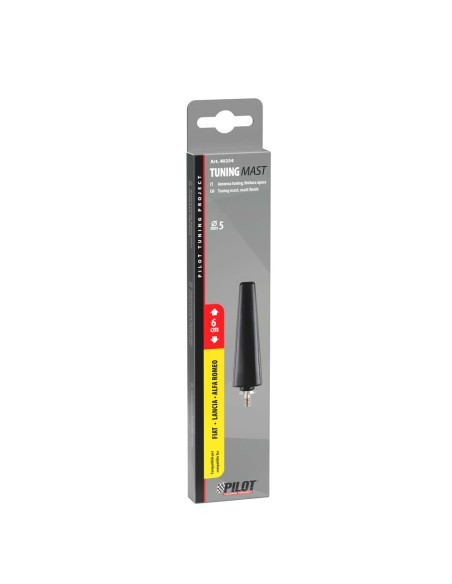 Antenna stelo ovale AM FM Fiat Lancia Alfa 6cm diametro 5mm