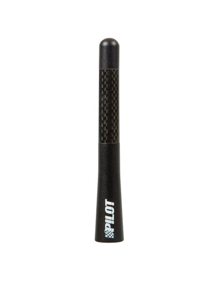 Stelo antenna sportiva auto in carbonio 11cm Carbon 2