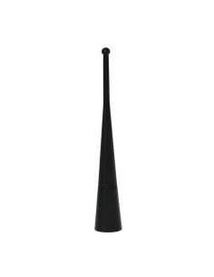Stelo antenna sportiva in alluminio spillo 10cm nero