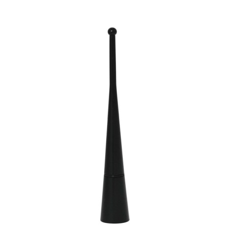 Stelo antenna sportiva in alluminio spillo 10cm nero