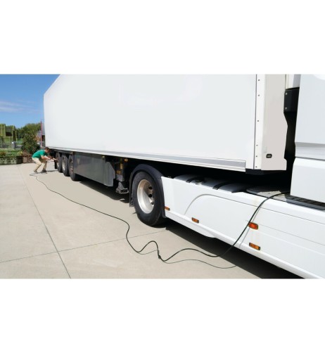 Kit gonfiaggio pneumatici Pistola con manometro Tubo 12mt per spirali ari