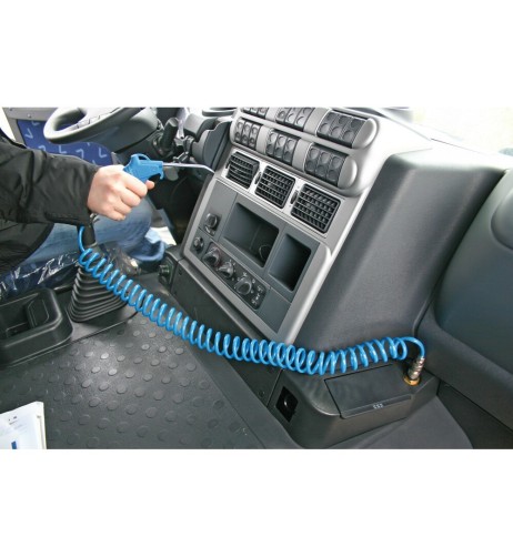 Set pistola aria per cabina camion connettori rapidi