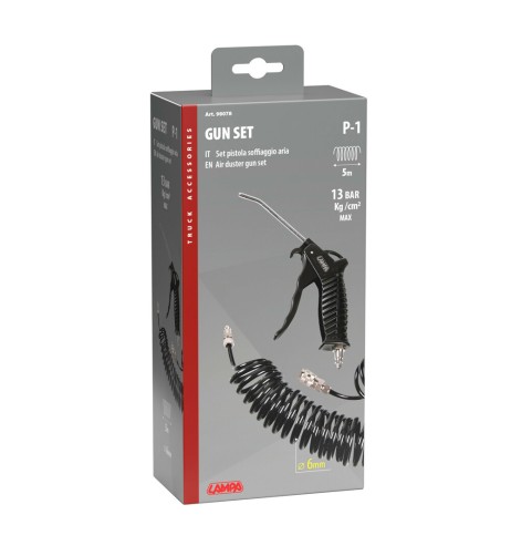 Set pistola aria per cabina camion connettori rapidi