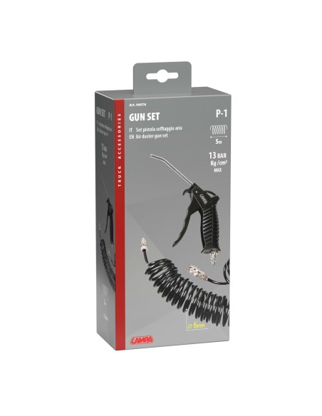 Set pistola aria per cabina camion connettori rapidi