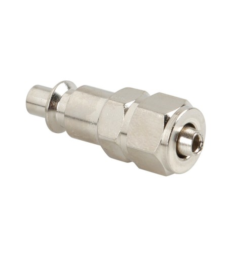 Connettore aria per tubo 6mm ad attacco rapido maschio