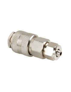 Connettore aria per tubo 6mm ad attacco rapido femmina