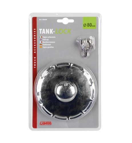 Tappo serbatoio camion con serratura Diametro 80mm