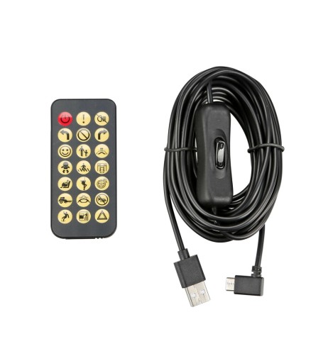 Tabella Led programmabile USB 512 Led a colori 173x70mm