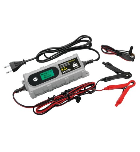 Caricabatteria intelligente Amperomatic Digit Pro IP65 12V 4 2A