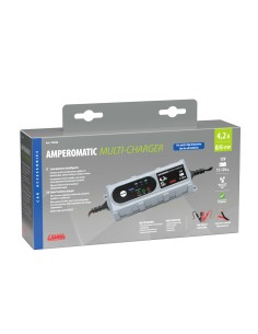 Caricabatteria intelligente Amperomatic Multi Charger IP65 12V 4 2A 2