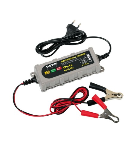 Caricabatteria intelligente Amperomatic auto moto 6 12V 0 55 1A